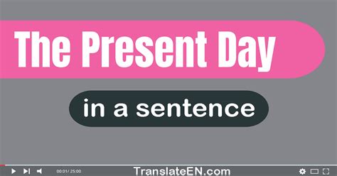 present day in short